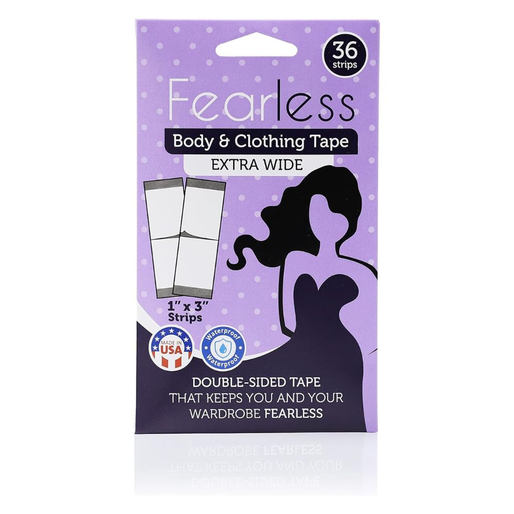 Fashion Tape l Double-Sided Extra Wide Fabric Tape l Fearless Fearless Tape Fashion Tape l Double-Sided Extra Wide Fabric Tape l Fearless Fearless Tape