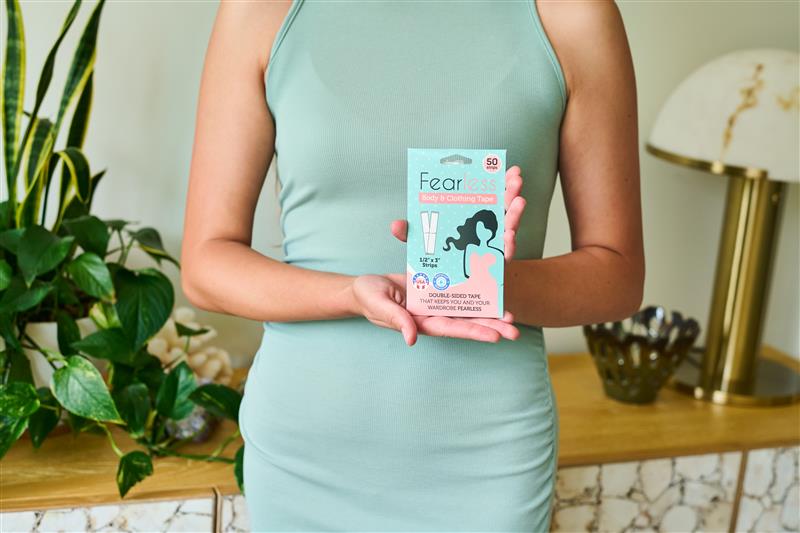 Fearless Tape - Double Sided Tape for Fashion, Clothing and Body (50 Strip Pack)