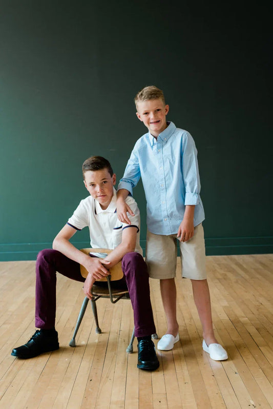 Fearless Tape blog graphic - back to school clothing hacks for kids: rolled sleeves