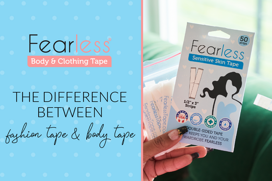 What's the Difference Between Fashion Tape & Body Tape - Blog Graphic