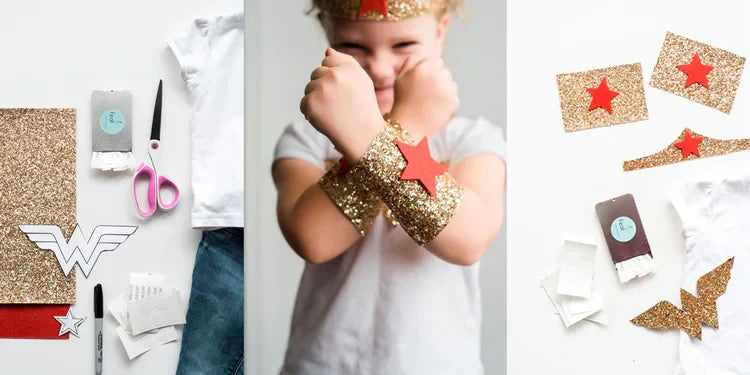 Fearless Tape Blog Graphics - Last Minute, DIY, Kid's Costume: Wonder Woman