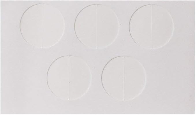 Dapper Dots Double Sided Tape Transparent and Clear 50 Count Tin