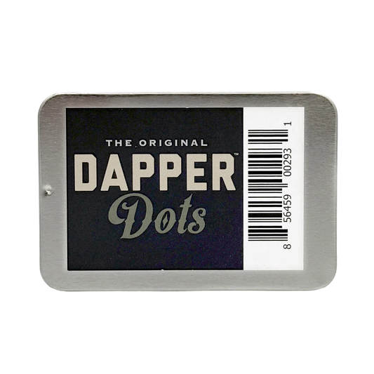 Dapper Dots Double Sided Fashion Tape Transparent and Clear 50 Count Tin