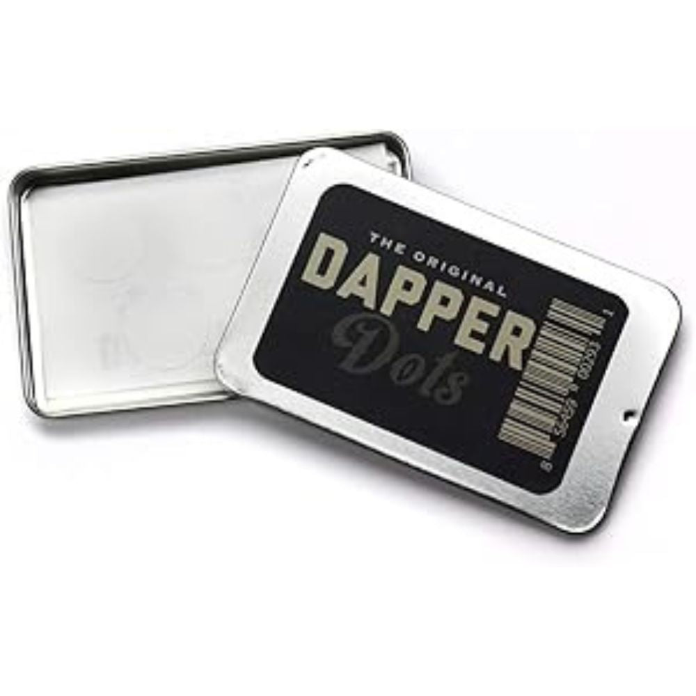 Dapper Dots Double Sided Tape Transparent and Clear 50 Count Tin