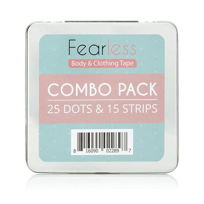 Fashion Tape - Double Sided Tape - Combo Pack of Dots and Strips for Fashion, Clothing & Body | Fearless®
