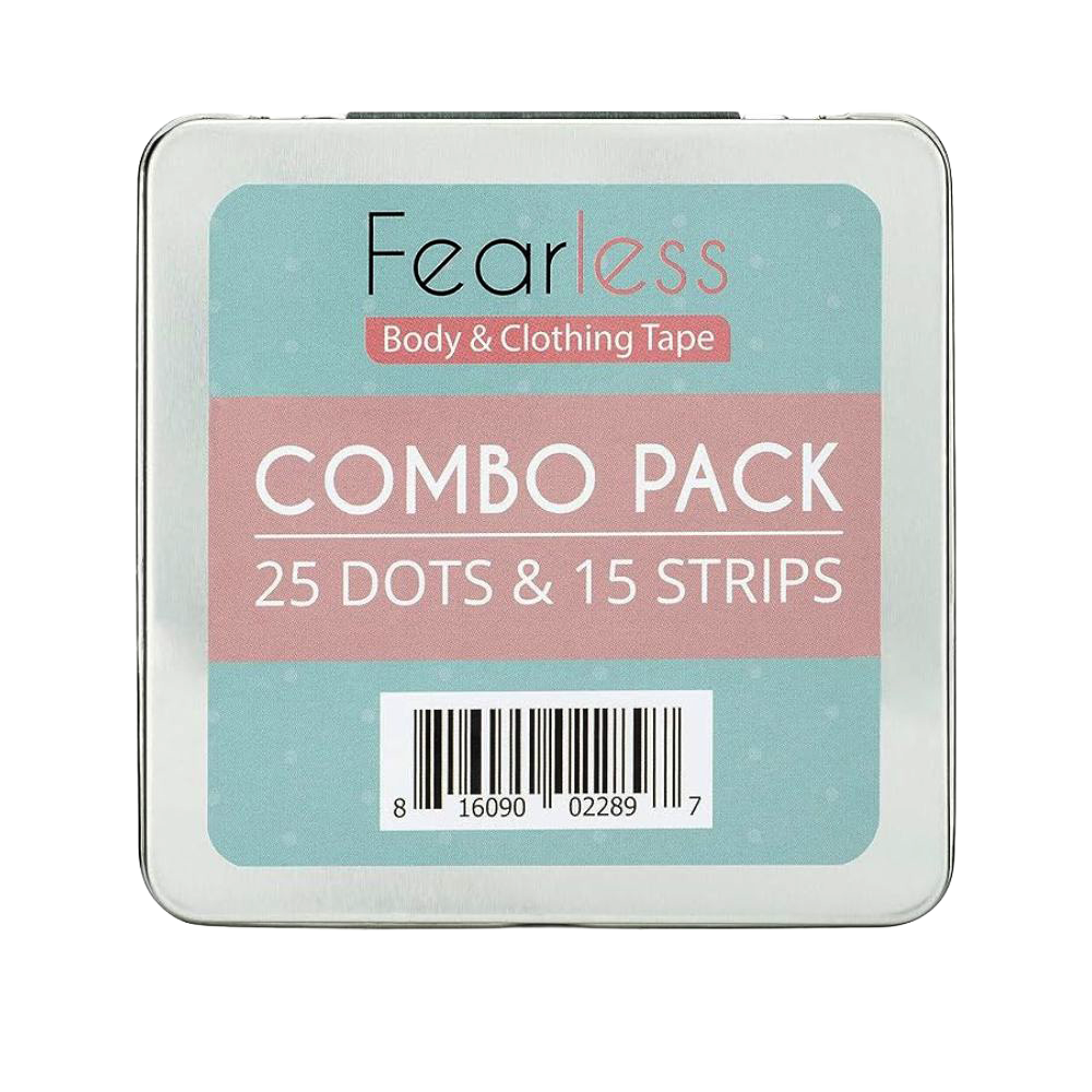 Fashion Tape - Double Sided Tape - Combo Pack of Dots and Strips for Fashion, Clothing & Body | Fearless®
