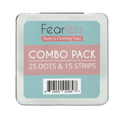 Fashion Tape - Double Sided Tape - Combo Pack of Dots and Strips for Fashion, Clothing & Body | Fearless®