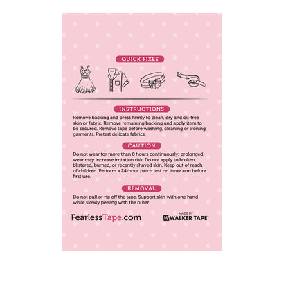 Fashion Tape - Double Sided Tape Dots for Fashion, Clothing and Body (50 Pieces) | Fearless®